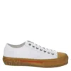 BURBERRY BURBERRY WHITE LOGO DETAIL JACK LOW-TOP SNEAKERS