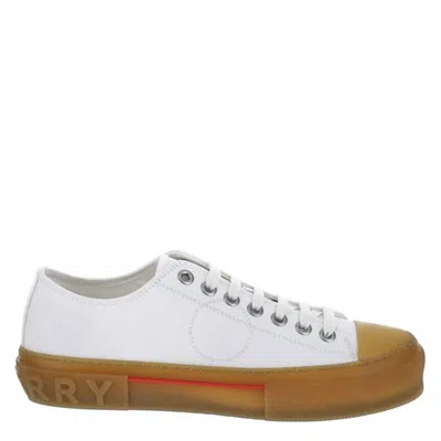 Burberry White Logo Detail Jack Low-top Sneakers
