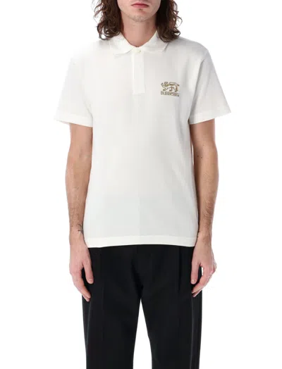 BURBERRY WHITE LOGO POLO