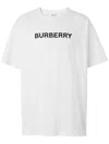 Burberry Oversized T-shirt That Sports The House Logo On The Front In White