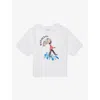 Burberry White Logo Soldier Cotton-jersey T-shirt 12 Months - 2 Year In White