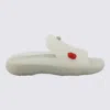 Burberry White Multicolour Rubber Stingray Slides