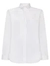 Burberry White Nylon Shirt In Multicolor