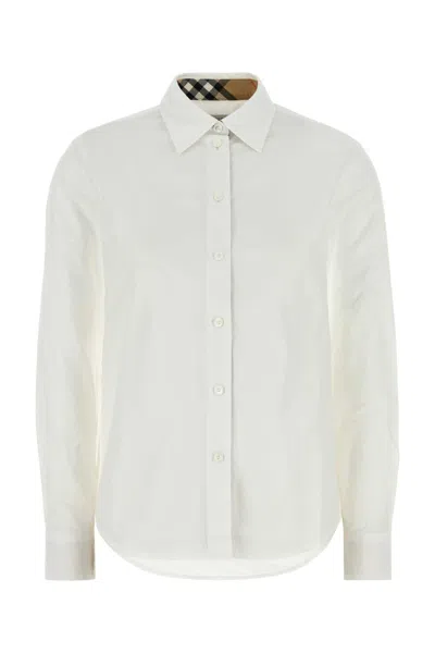 Burberry White Poplin Shirt