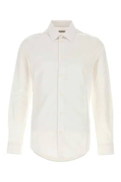BURBERRY WHITE POPLIN SHIRT