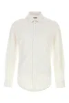 Burberry White Poplin Shirt In White