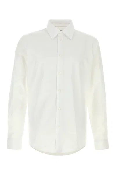 BURBERRY BURBERRY WHITE POPLIN SHIRT