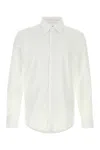 Burberry White Poplin Shirt In White