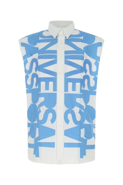 BURBERRY WHITE POPLIN SHIRT