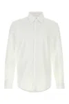 Burberry White Poplin Shirt In Neutral