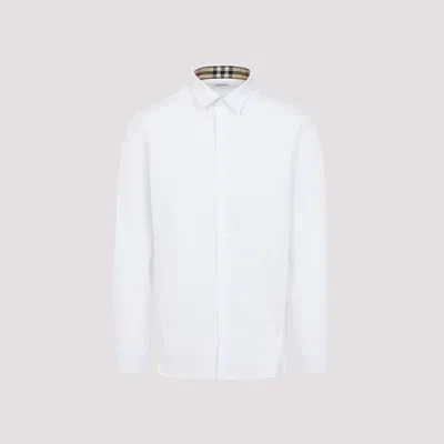 BURBERRY WHITE SHERFIELD SHIRT