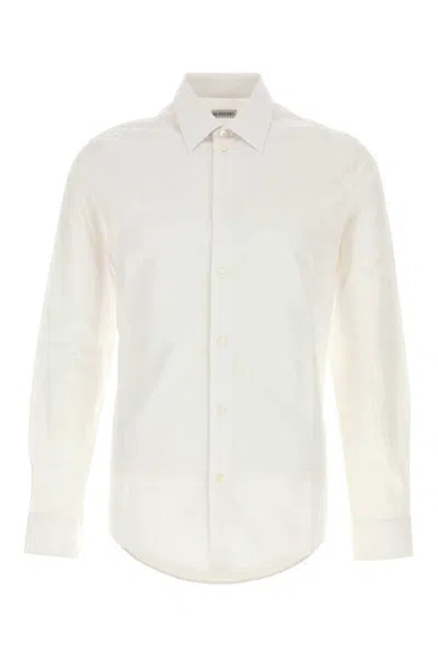 BURBERRY WHITE SOLID SHIRT