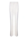 Burberry Viscose Blend Pants In White