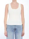 Burberry Check Cotton Tank Top