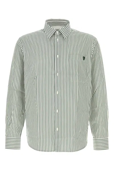 BURBERRY WHITE STRIPED SHIRT