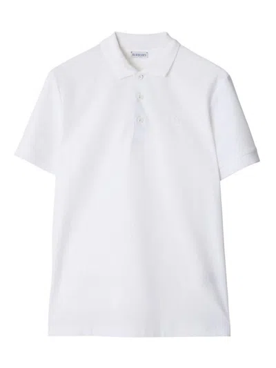 BURBERRY WHITE T-SHIRT