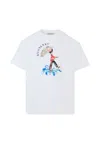Burberry White T-shirt For Kids With Toy Soldier In White