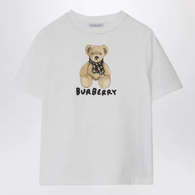 BURBERRY WHITE T-SHIRT WITH THOMAS BEAR AND FRIENDS