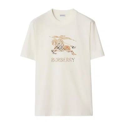 Burberry White T-shirts & Vests - T-shirts Men