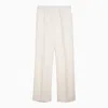 Burberry Blend Trousers In White