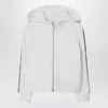 Burberry Kids Hooded Cotton Sweatshirt In White