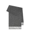 Burberry B Charm Sashmere Scarf In Black