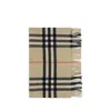 Burberry Wide Check Cashmere Scarf In Neutral