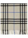 Burberry Wide Check Cashmere Scarf In Neutrals