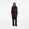 Burberry Wide Check Cashmere Scarf In Pansy