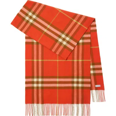 BURBERRY BURBERRY WIDE CHECK CASHMERE SCARF