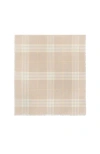 Burberry Wide Check Wool Scarf