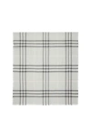 Burberry Wide Check Wool Scarf In Gray