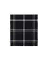 Burberry Wide Check Wool Scarf In Ink