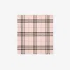 Burberry Wide Check Wool Scarf In Pink