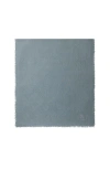 Burberry Wide Check Wool Silk Scarf