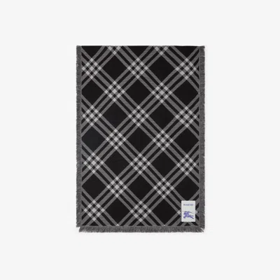 BURBERRY BURBERRY WIDE CHECK WOOL SILK SCARF