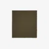 Burberry Wide Check Wool Silk Scarf In Brown