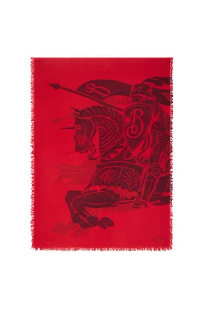 BURBERRY BURBERRY WIDE EKD WOOL SCARF