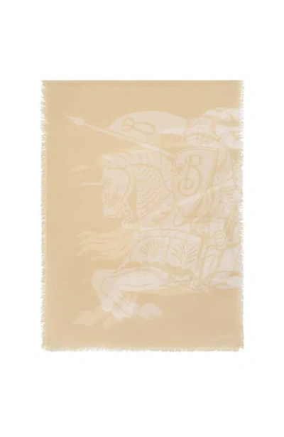 BURBERRY BURBERRY WIDE EKD WOOL SCARF