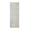 Burberry Wide Ekd Wool Scarf In White