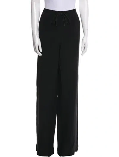 Pre-owned Burberry Wide Leg Pants In Black