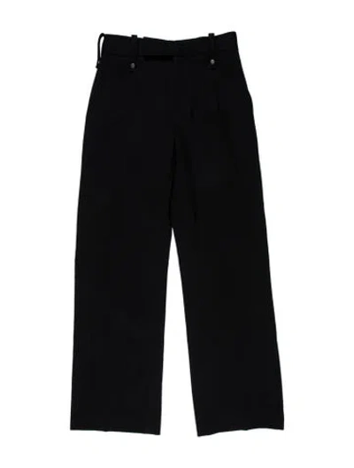 Pre-owned Burberry Wide Leg Pants In Black
