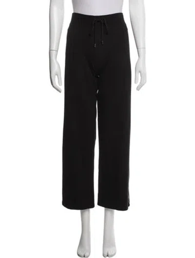 Pre-owned Burberry Wide Leg Pants In Black