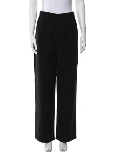 Pre-owned Burberry Wide Leg Pants In Black