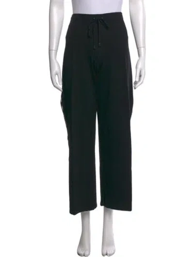 Pre-owned Burberry Wide Leg Pants In Black