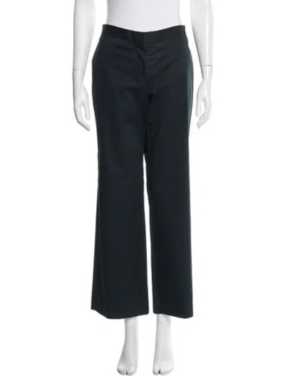 Pre-owned Burberry Wide Leg Pants In Blue