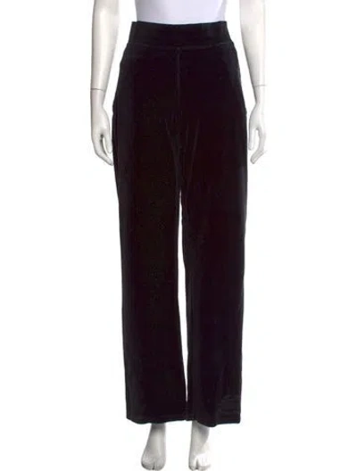 Pre-owned Burberry Wide Leg Pants In Blue