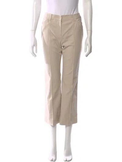 Pre-owned Burberry Wide Leg Pants In Neutral