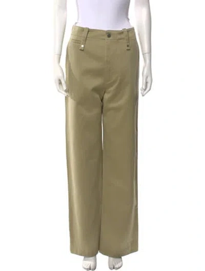 Pre-owned Burberry Wide Leg Pants In Neutral