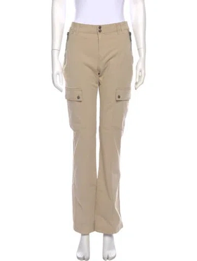 Pre-owned Burberry Wide Leg Pants In Neutral